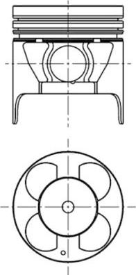 Kolbenschmidt 50003418 - Sylinterikansi inparts.fi