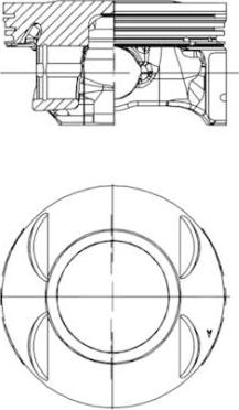 Kolbenschmidt 40199610 - Männät inparts.fi