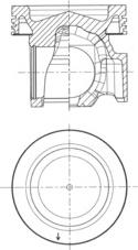 Kolbenschmidt 40834960 - Korjaussarja mäntä / sylinteriputki inparts.fi