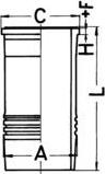 Kolbenschmidt 89567110 - Sylinteriputki inparts.fi