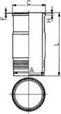 Kolbenschmidt 89464110 - Sylinteriputki inparts.fi