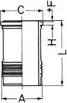 Kolbenschmidt 89078110 - Sylinteriputki inparts.fi