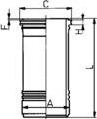 Kolbenschmidt 88429110 - Sylinteriputki inparts.fi