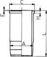 Kolbenschmidt 89443110 - Sylinteriputki inparts.fi