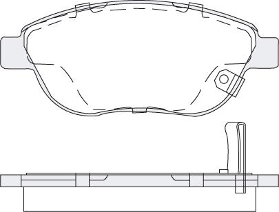 Magneti Marelli P23119MM - Jarrupala, levyjarru inparts.fi