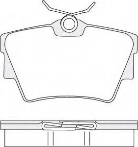 Magneti Marelli 600000100080 - Jarrupala, levyjarru inparts.fi