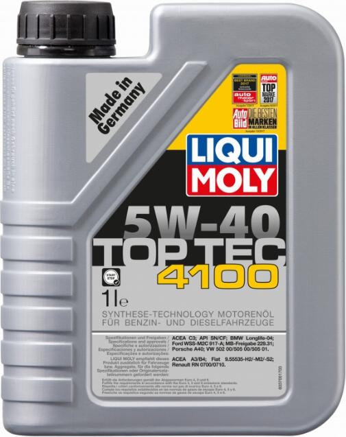 Liqui Moly TOPTEC41005W40 - --- inparts.fi