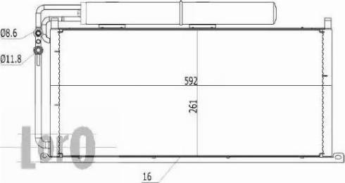 Loro 054-016-0034 - Lauhdutin, ilmastointilaite inparts.fi