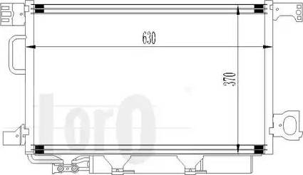 Loro 054-016-0025 - Lauhdutin, ilmastointilaite inparts.fi