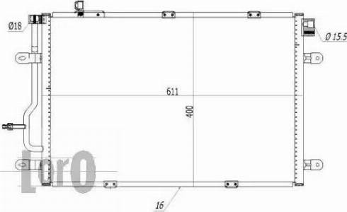 Loro 003-016-0006 - Lauhdutin, ilmastointilaite inparts.fi