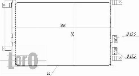 Loro 002-016-0001 - Lauhdutin, ilmastointilaite inparts.fi