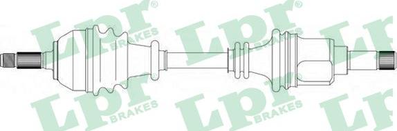 LPR DS38015 - Vetoakseli inparts.fi