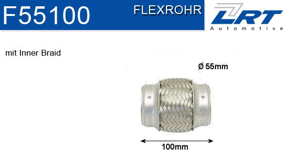LRT F55100 - Joustoputki, pakoputkisto inparts.fi