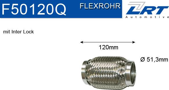 LRT F50120Q - Joustoputki, pakoputkisto inparts.fi