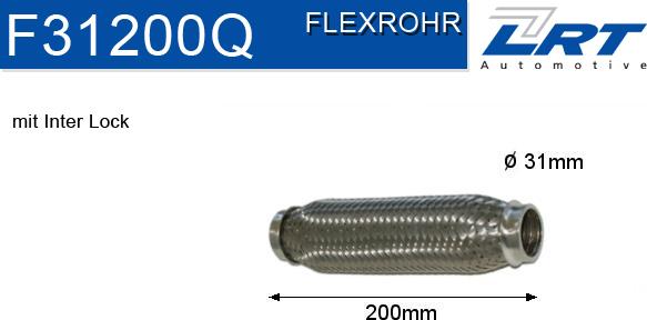 LRT F31200Q - Joustoputki, pakoputkisto inparts.fi