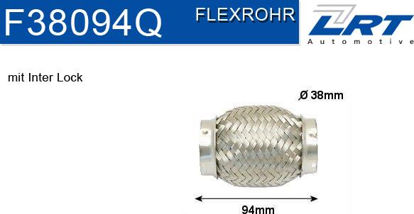 LRT F38094Q - Joustoputki, pakoputkisto inparts.fi