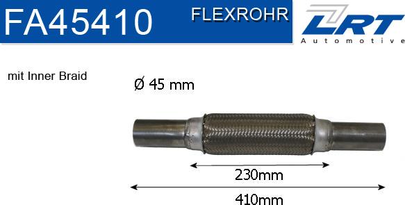 LRT FA45410 - Joustoputki, pakoputkisto inparts.fi