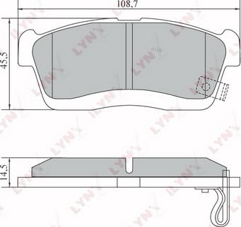 MK Kashiyama BP-8516 - Jarrupala, levyjarru inparts.fi