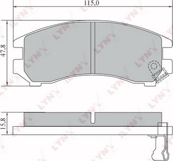 Japanparts JPA-186 - Jarrupala, levyjarru inparts.fi