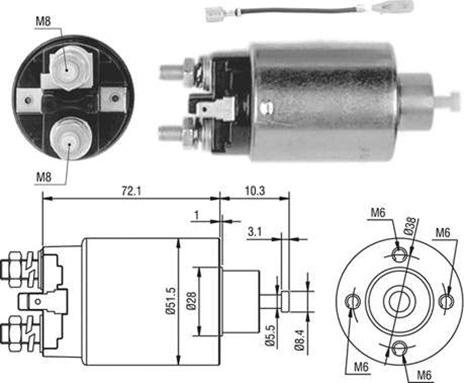 Magneti Marelli 940113050443 - Magneettikytkin, käynnistin inparts.fi