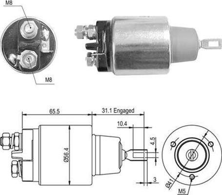 Magneti Marelli 940113050465 - Magneettikytkin, käynnistin inparts.fi