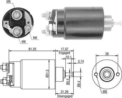 Magneti Marelli 940113050404 - Magneettikytkin, käynnistin inparts.fi