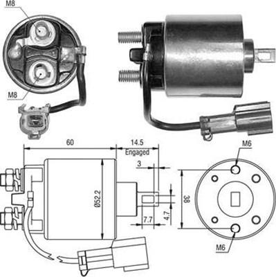 Magneti Marelli 940113050401 - Magneettikytkin, käynnistin inparts.fi