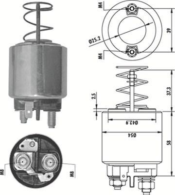 Magneti Marelli 940113050486 - Magneettikytkin, käynnistin inparts.fi