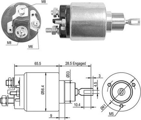 Magneti Marelli 940113050428 - Magneettikytkin, käynnistin inparts.fi