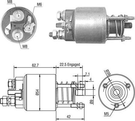 Magneti Marelli 940113050470 - Magneettikytkin, käynnistin inparts.fi