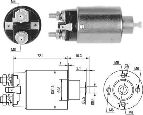 Magneti Marelli 940113050477 - Magneettikytkin, käynnistin inparts.fi