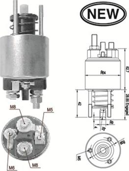 Magneti Marelli 940113050556 - Magneettikytkin, käynnistin inparts.fi