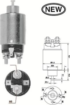 Magneti Marelli 940113050566 - Magneettikytkin, käynnistin inparts.fi