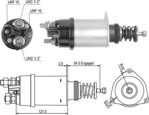 Magneti Marelli 940113050502 - Magneettikytkin, käynnistin inparts.fi