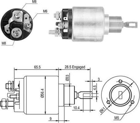 Magneti Marelli 940113050046 - Magneettikytkin, käynnistin inparts.fi