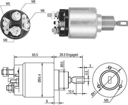 Magneti Marelli 940113050048 - Magneettikytkin, käynnistin inparts.fi