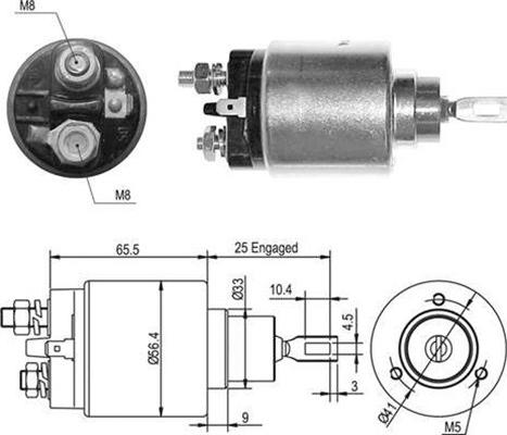 Magneti Marelli 940113050051 - Magneettikytkin, käynnistin inparts.fi