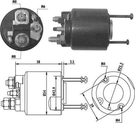 Magneti Marelli 940113050064 - Magneettikytkin, käynnistin inparts.fi