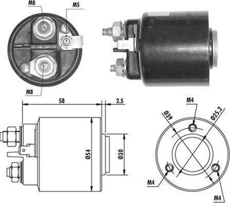 Magneti Marelli 940113050061 - Magneettikytkin, käynnistin inparts.fi