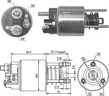 Magneti Marelli 940113050016 - Magneettikytkin, käynnistin inparts.fi