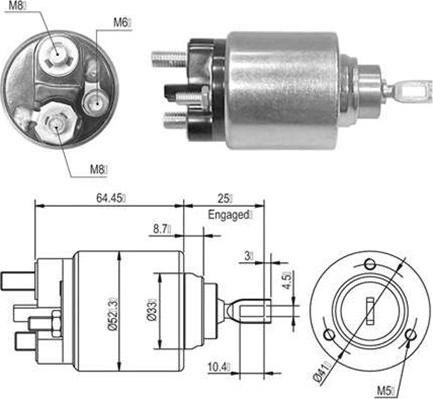 Magneti Marelli 940113050010 - Magneettikytkin, käynnistin inparts.fi