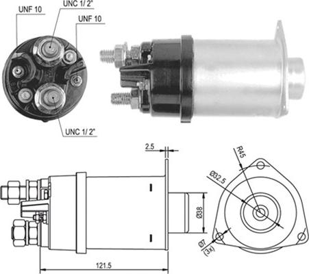 Magneti Marelli 940113050032 - Magneettikytkin, käynnistin inparts.fi