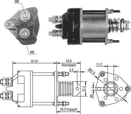 Magneti Marelli 940113050391 - Magneettikytkin, käynnistin inparts.fi