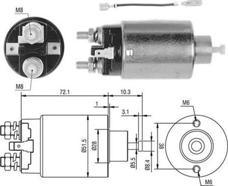 Magneti Marelli 940113050398 - Magneettikytkin, käynnistin inparts.fi