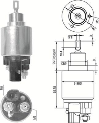 Magneti Marelli 940113050349 - Magneettikytkin, käynnistin inparts.fi