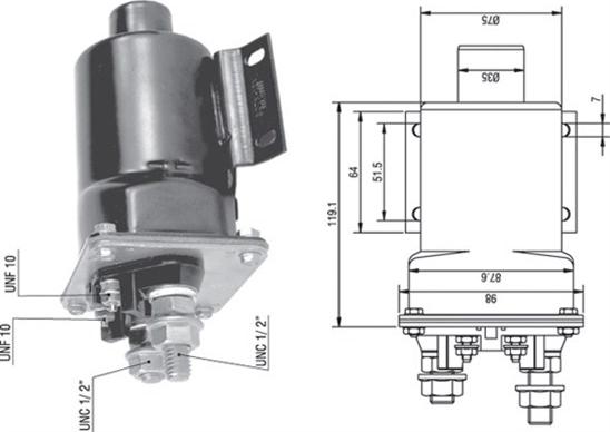 Magneti Marelli 940113050340 - Magneettikytkin, käynnistin inparts.fi