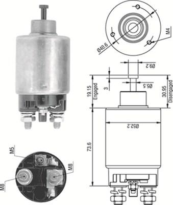 Magneti Marelli 940113050316 - Magneettikytkin, käynnistin inparts.fi