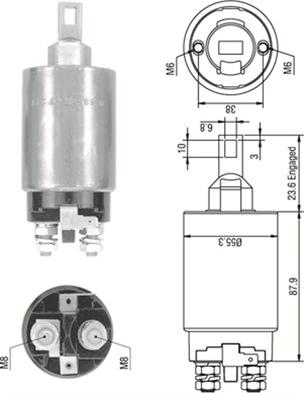 Magneti Marelli 940113050335 - Magneettikytkin, käynnistin inparts.fi