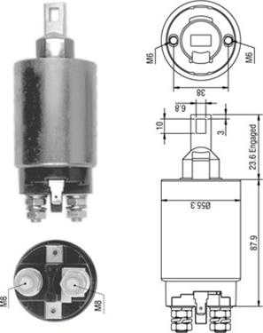 Magneti Marelli 940113050330 - Magneettikytkin, käynnistin inparts.fi