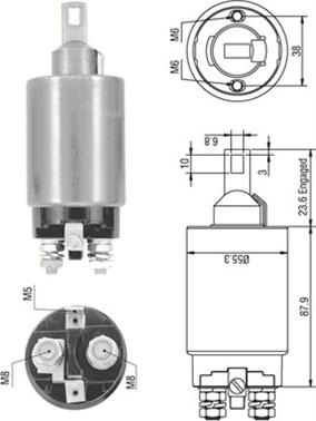 Magneti Marelli 940113050333 - Magneettikytkin, käynnistin inparts.fi